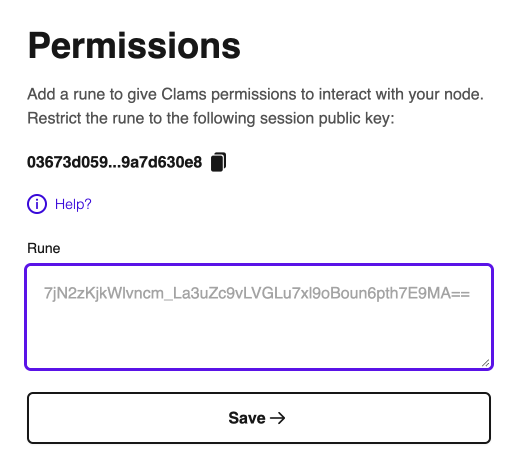 Clams Authentication